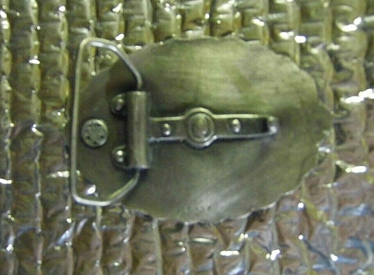 Vintage Brass Liberty Bell Belt Buckle 200 Years Ago Rare Philadelphia Y-37