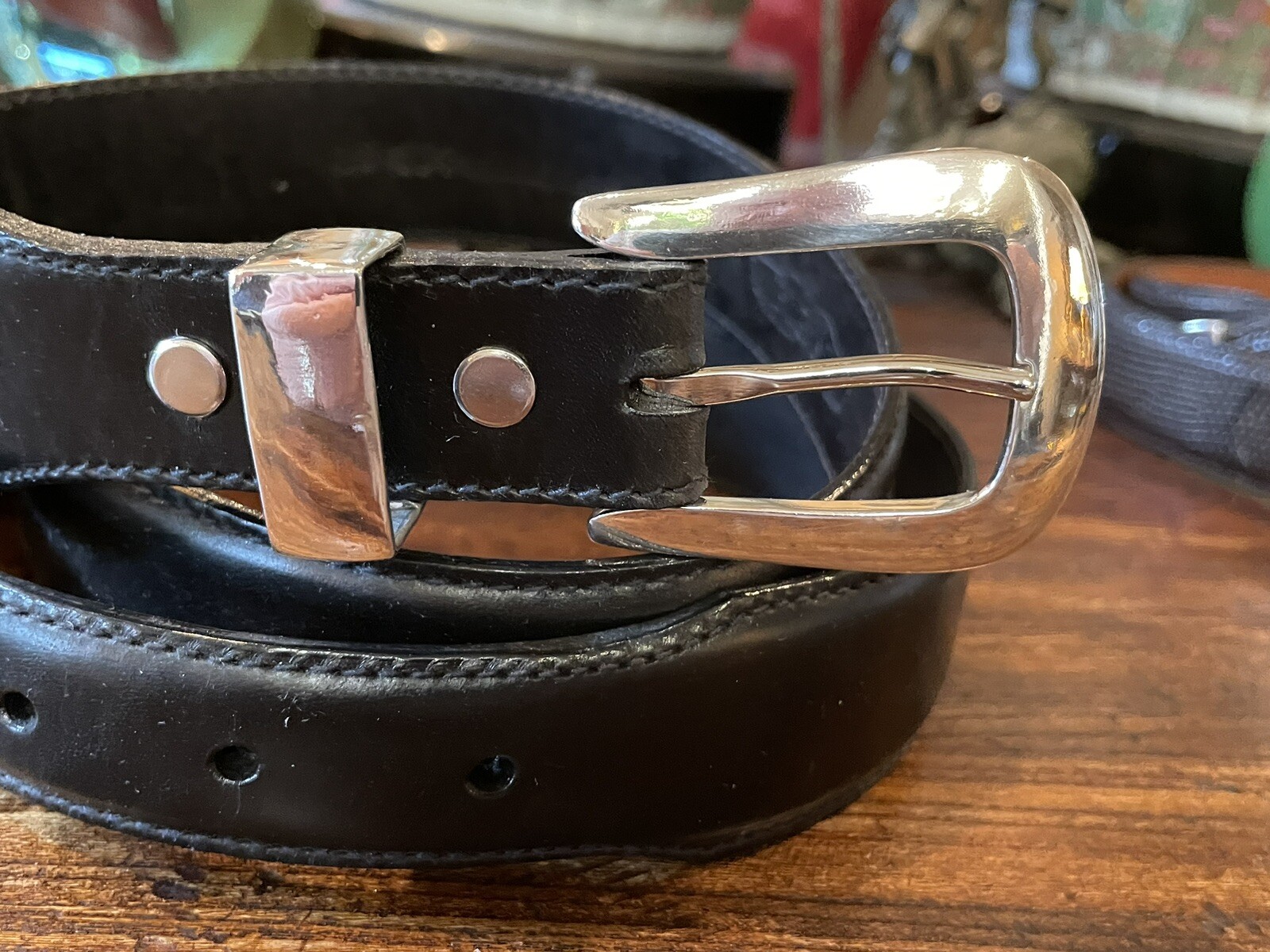 Douglas Magnus James Reid Dgn Sterling Silver Belt Buckle NuBelt 37-38”✅