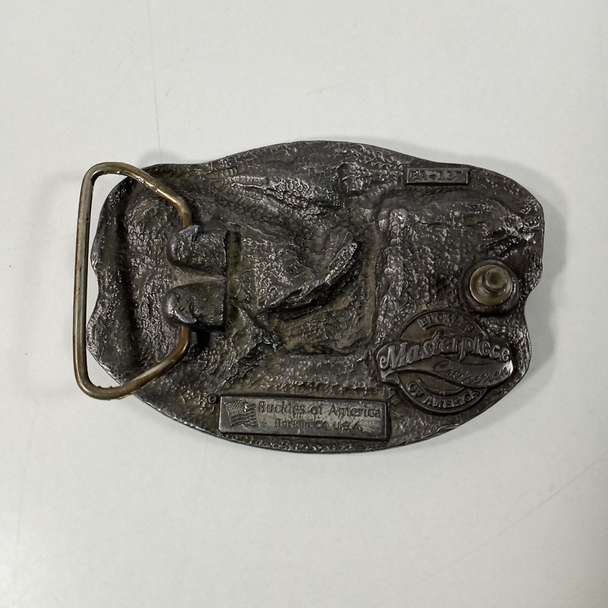 Deer Hunting Belt Buckle Master Piece Collection BA-137 Made In USA