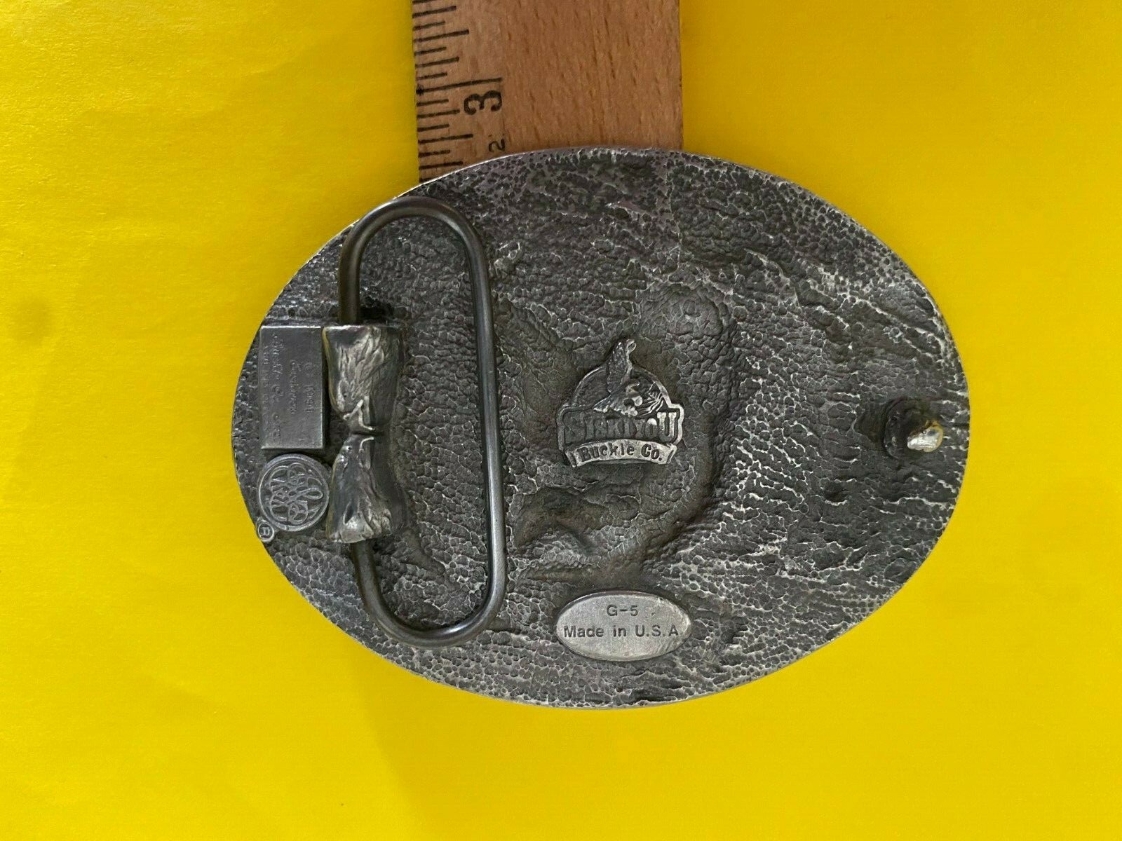 1991 SISKIYOU BELT BUCKLE G-5 EAGLE VERY NICE