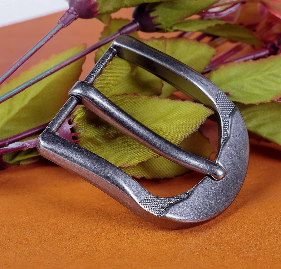 Metal Square Single Prong Pin Belt Buckle Fits 40MM Tongue Leather Belts Straps