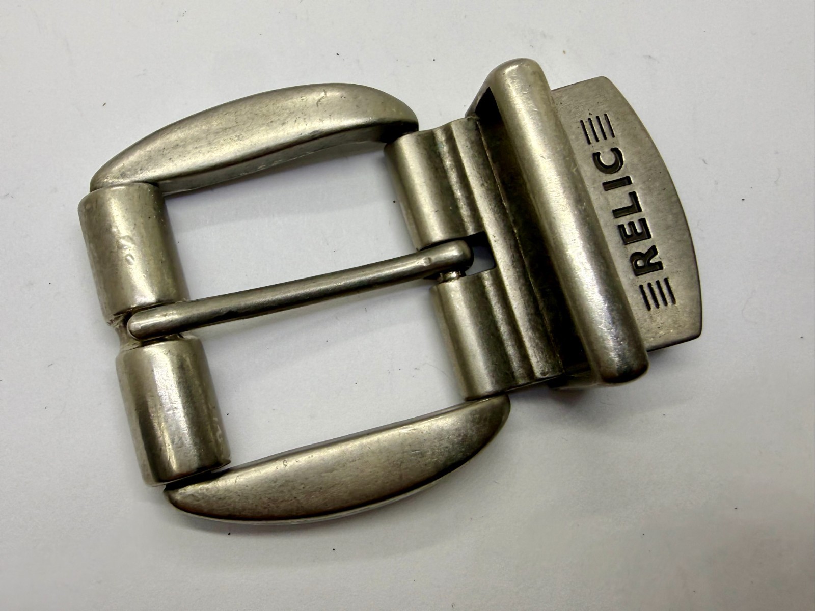 RELIC Brand Single Prong Silver Tone Replacement Formal Belt Buckle