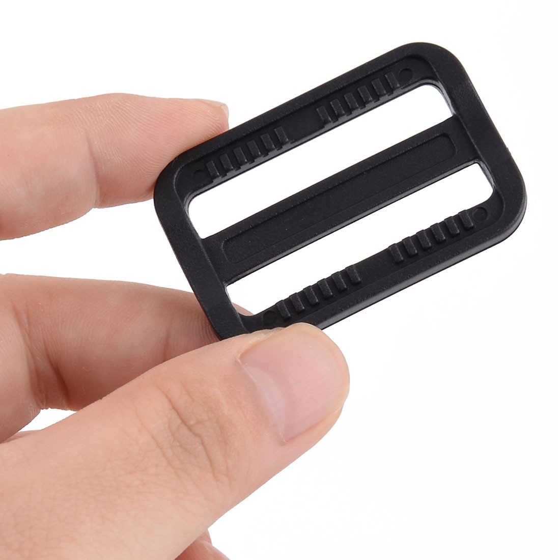 Plastic Adjustable Backpack Bag Glide Fastener Buckle 38mm Strap Width 8pcs