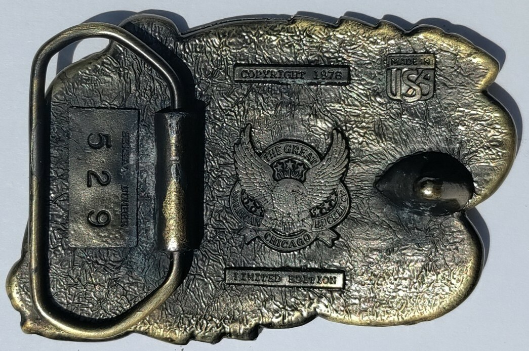 Limited Edition « I&rsquo;d Rather Be Hunting » Buckle Great American Buckle Co. #529
