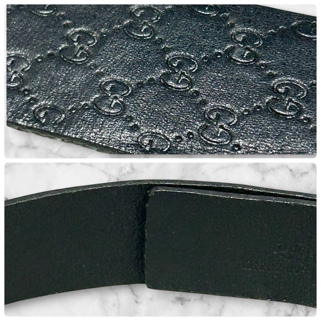GUCCI Pre-Owned Men&rsquo;S Belt Gg Shima Leather 80 90Cm
