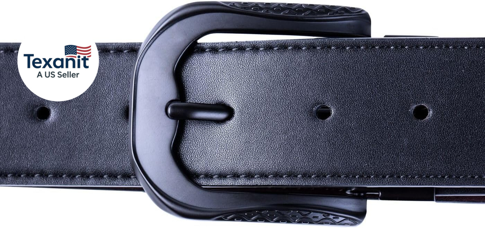 Belt Buckle Replacement Belt Buckle Removable Heavy Duty Classic Black 1.5&Prime; (38M