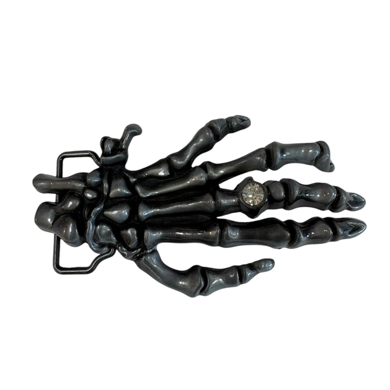 SKELETON HAND RING GOTHIC PUNK BIKER FUNNY BELT BUCKLE