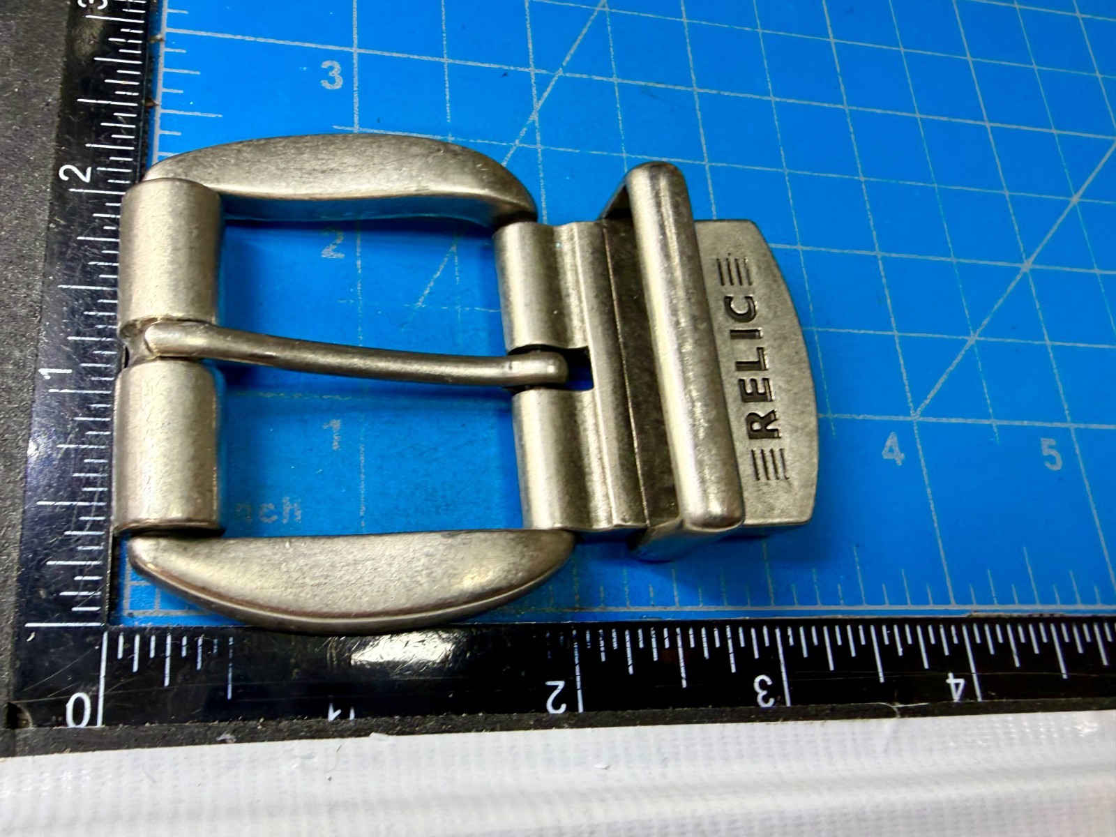 RELIC Brand Single Prong Silver Tone Replacement Formal Belt Buckle