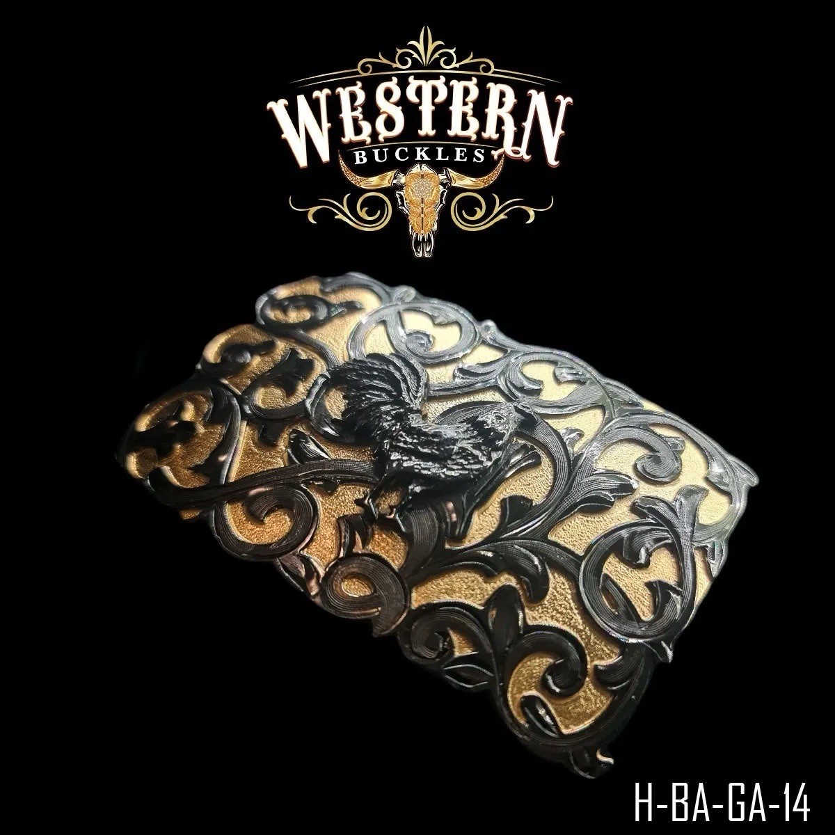 Mexican Rooster Chicken Charro Cowboy Belt Buckle Hebilla Vaquera Made In Mexico