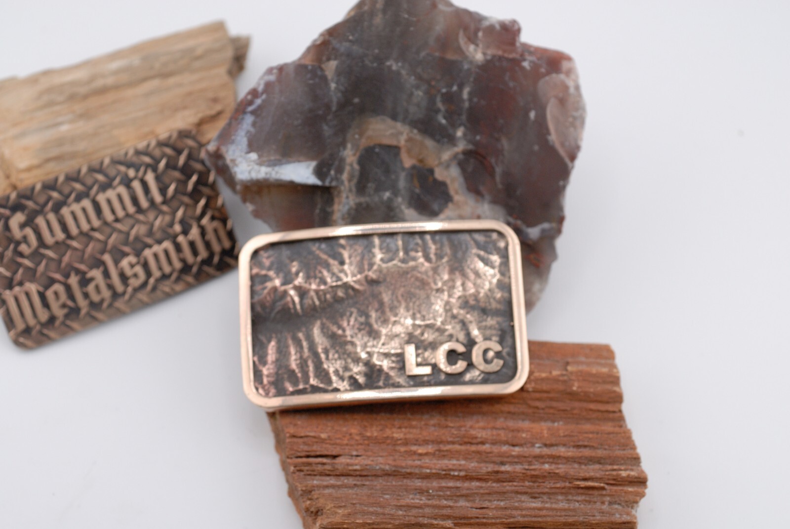Little Cottonwood Canyon Topographic Belt Buckle | Hand Poured Bronze | 3D Map