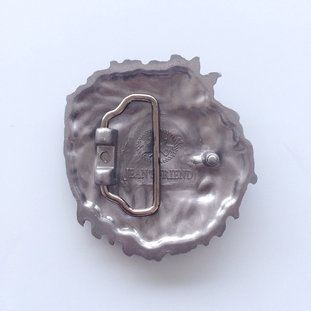 Vintage Lion Head Animal Wildlife Western Belt Buckle Gurtelschnalle