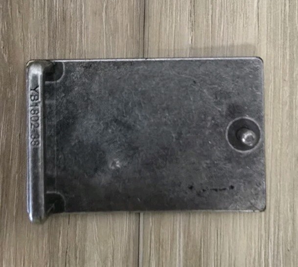 Vintage True Religion « World Tour » metal plaque belt buckle