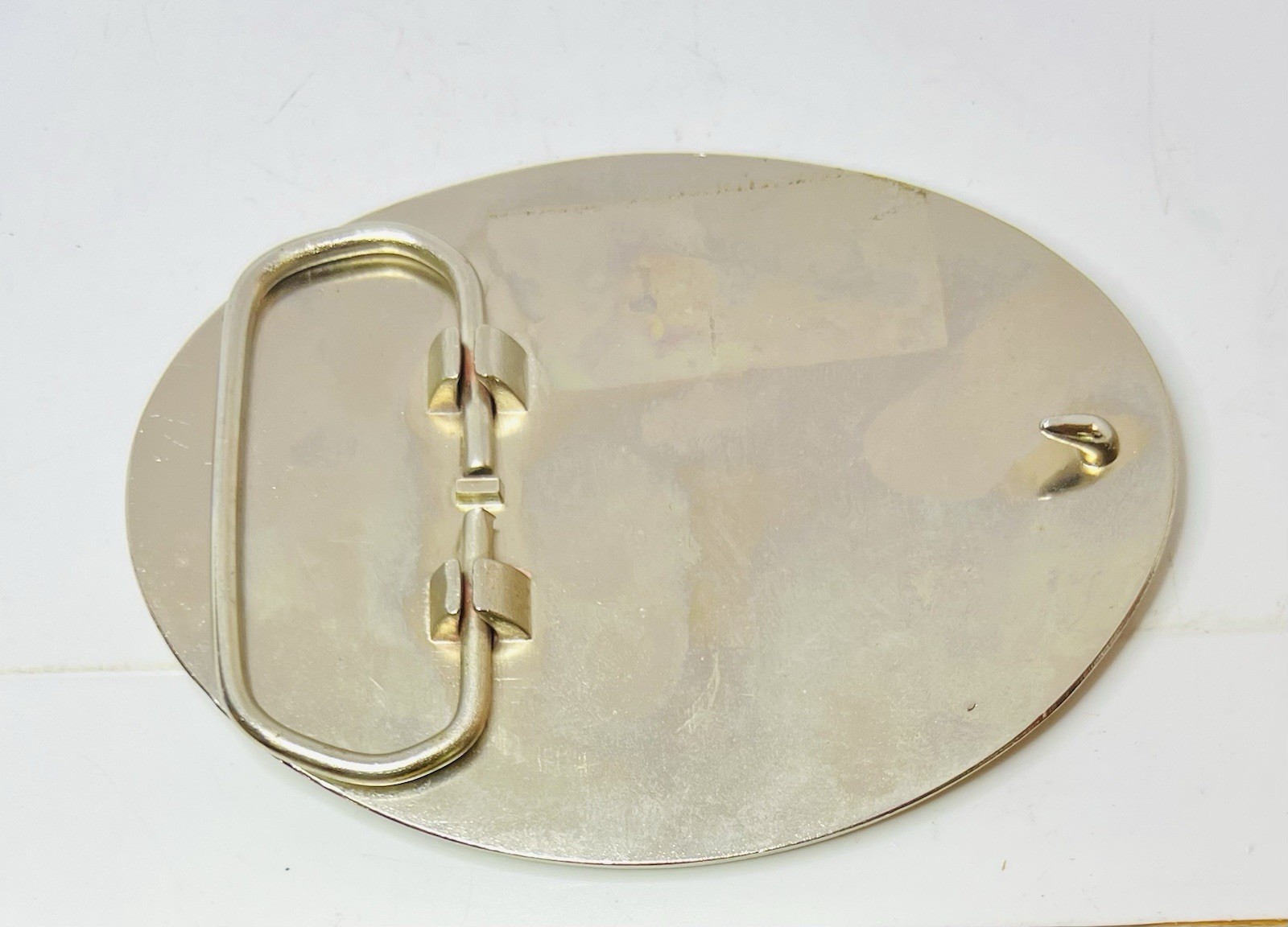North American Hunting Club Life Member Eagle Oval Western Belt Buckle 1.5&Prime;