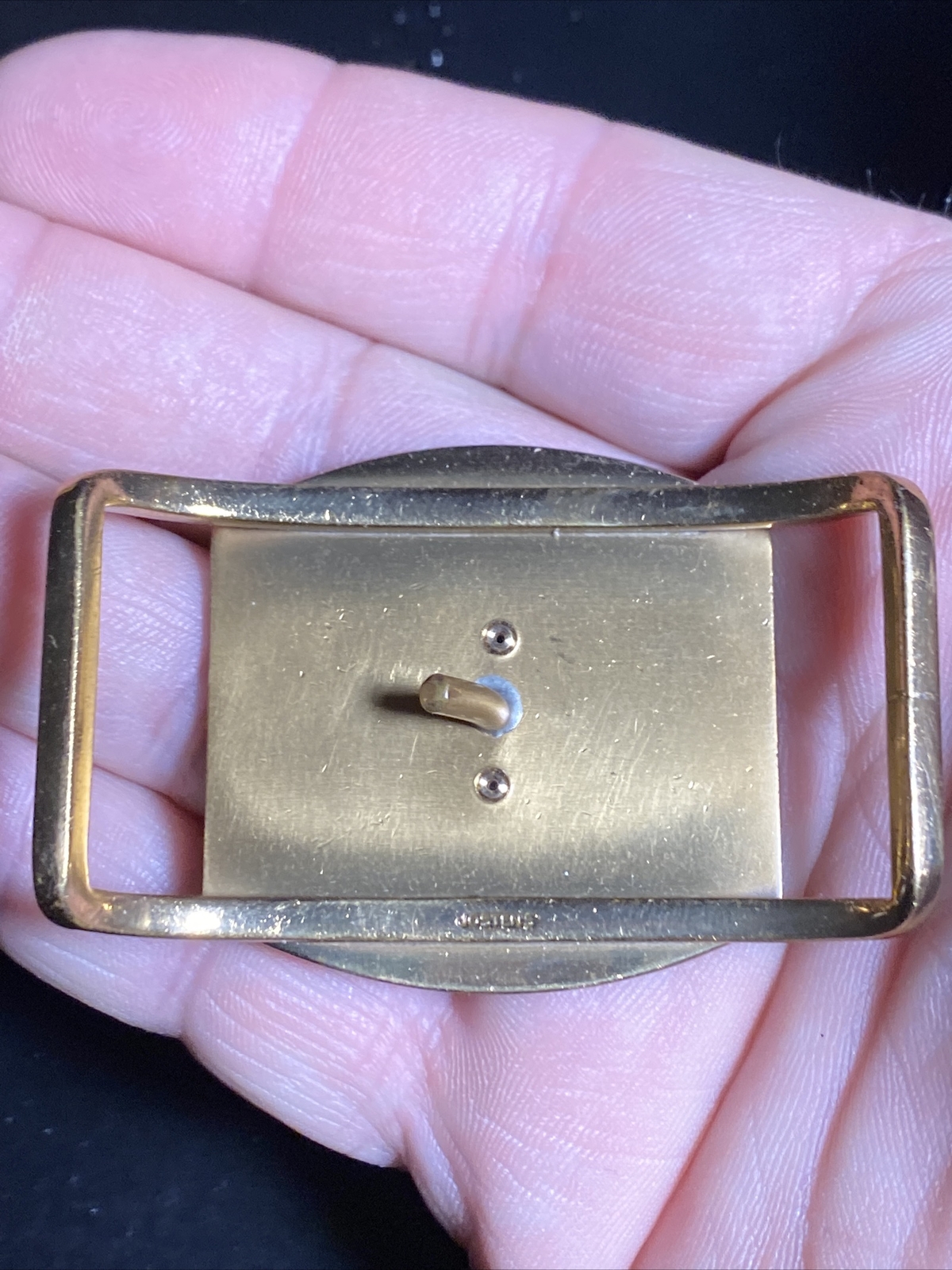 Jostens Vintage 1954 Soccer engraved 3D belt buckle S.H.S. Champs &rsquo;54 Futbol