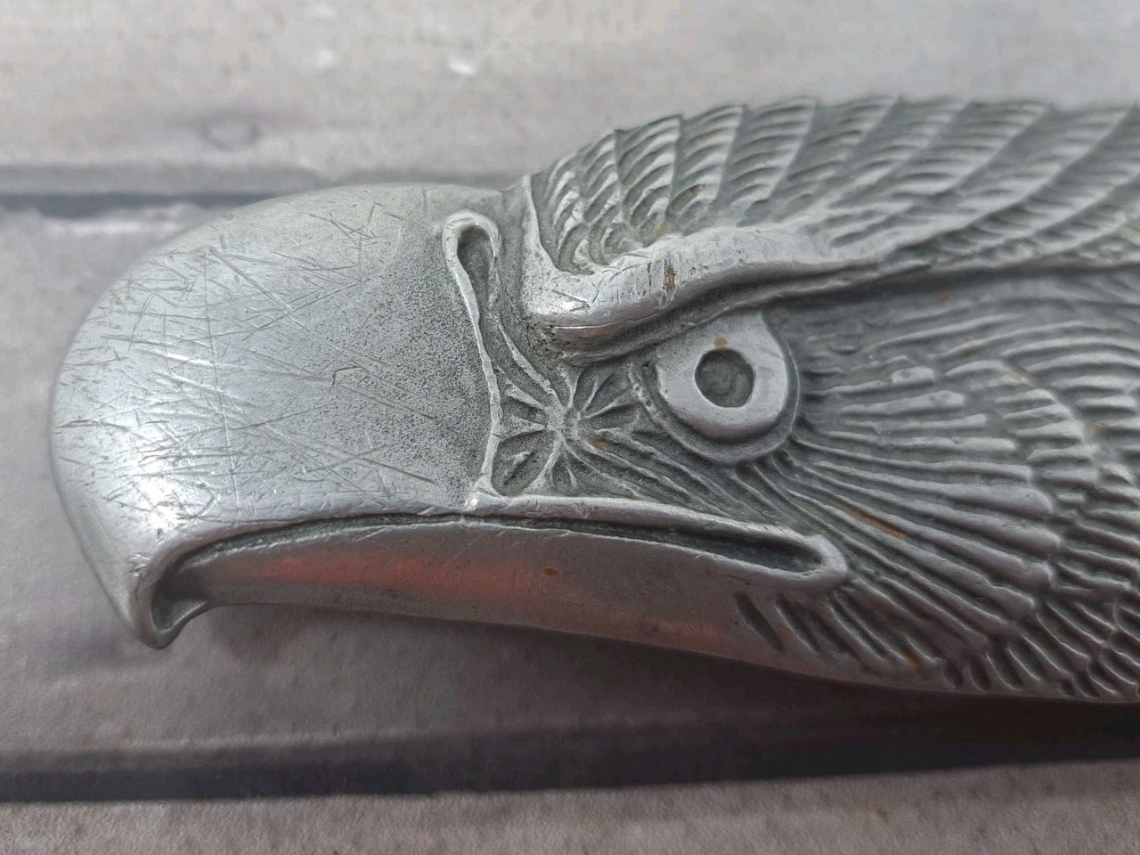 Bald Eagle Head Belt Buckle 5&Prime; Made in USA