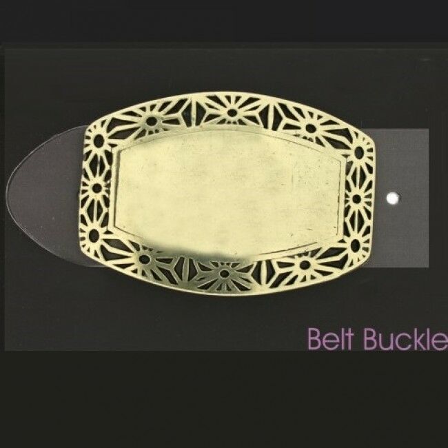 Antique Gold Celtic Belt Buckle Interchangeable Buckle for Leather Leather Belt