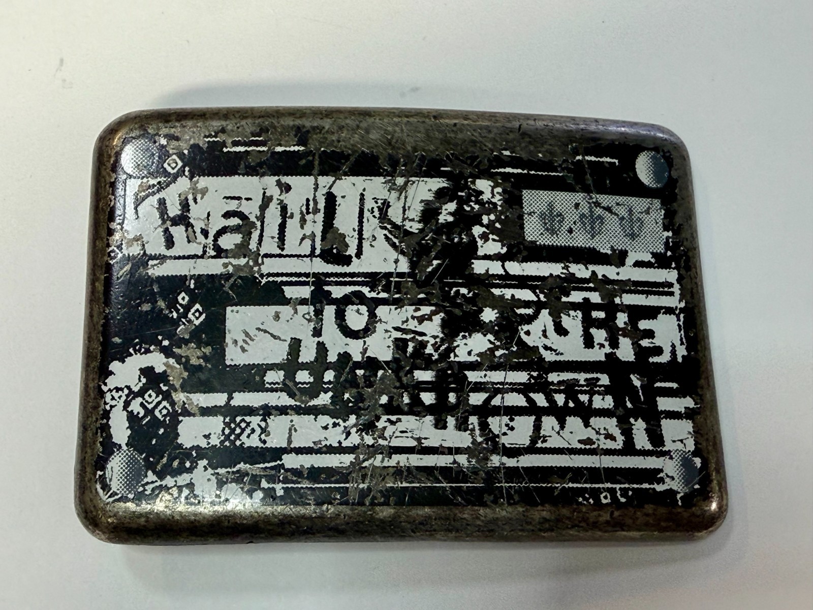 Hail to the Unknown Statement Novelty Vintage Rectangular Belt Buckle