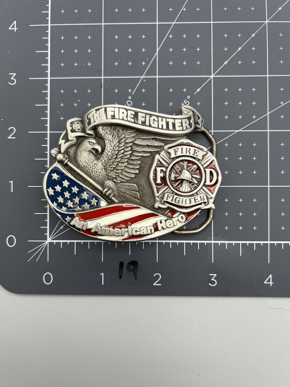 The Fire Fighter An American Hero Belt Buckle (19)