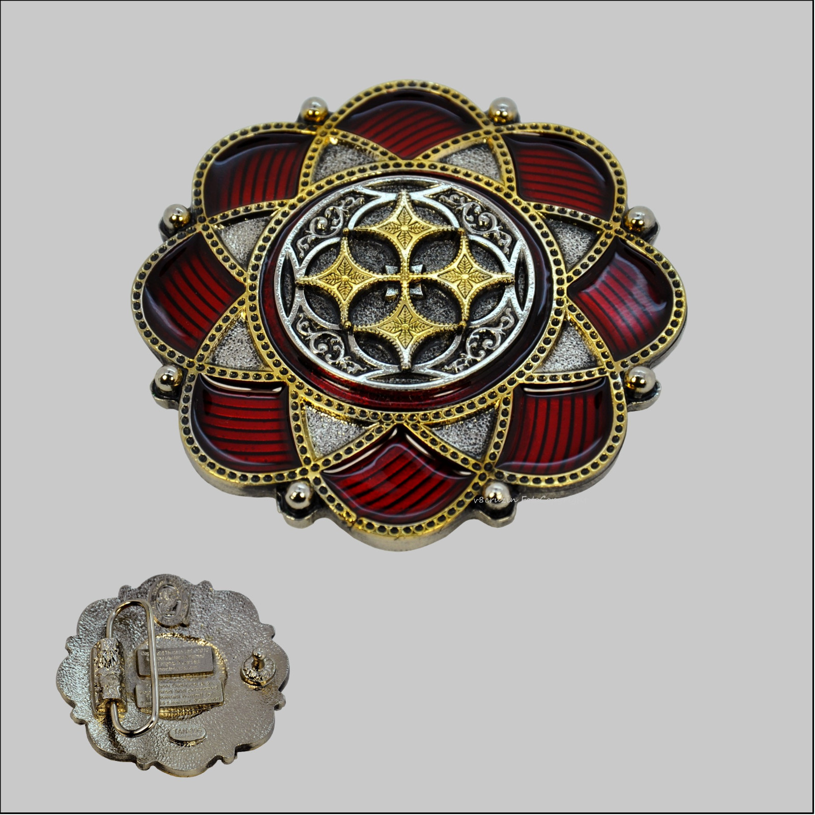 Celtic Buckle Design Shield Medieval Viking Ornament Belt Buckle *497