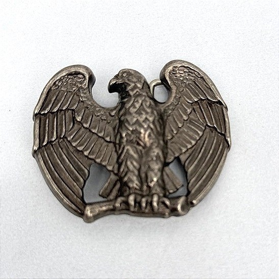 Avon Vintage Belt Buckle American Eagle Bird Western Biker Silver Federal Style