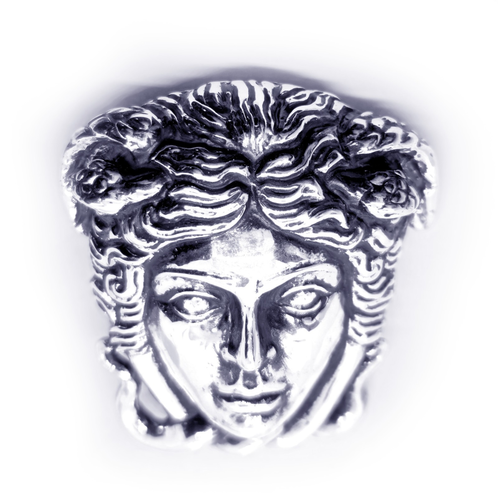 Medusa Ancient Greek Mythology Gorgo Sterling Silver Belt Buckle