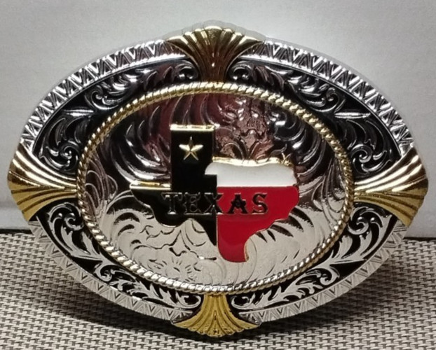 TEXAS Western Cowboy Belt Buckle Hebilla Vaquera