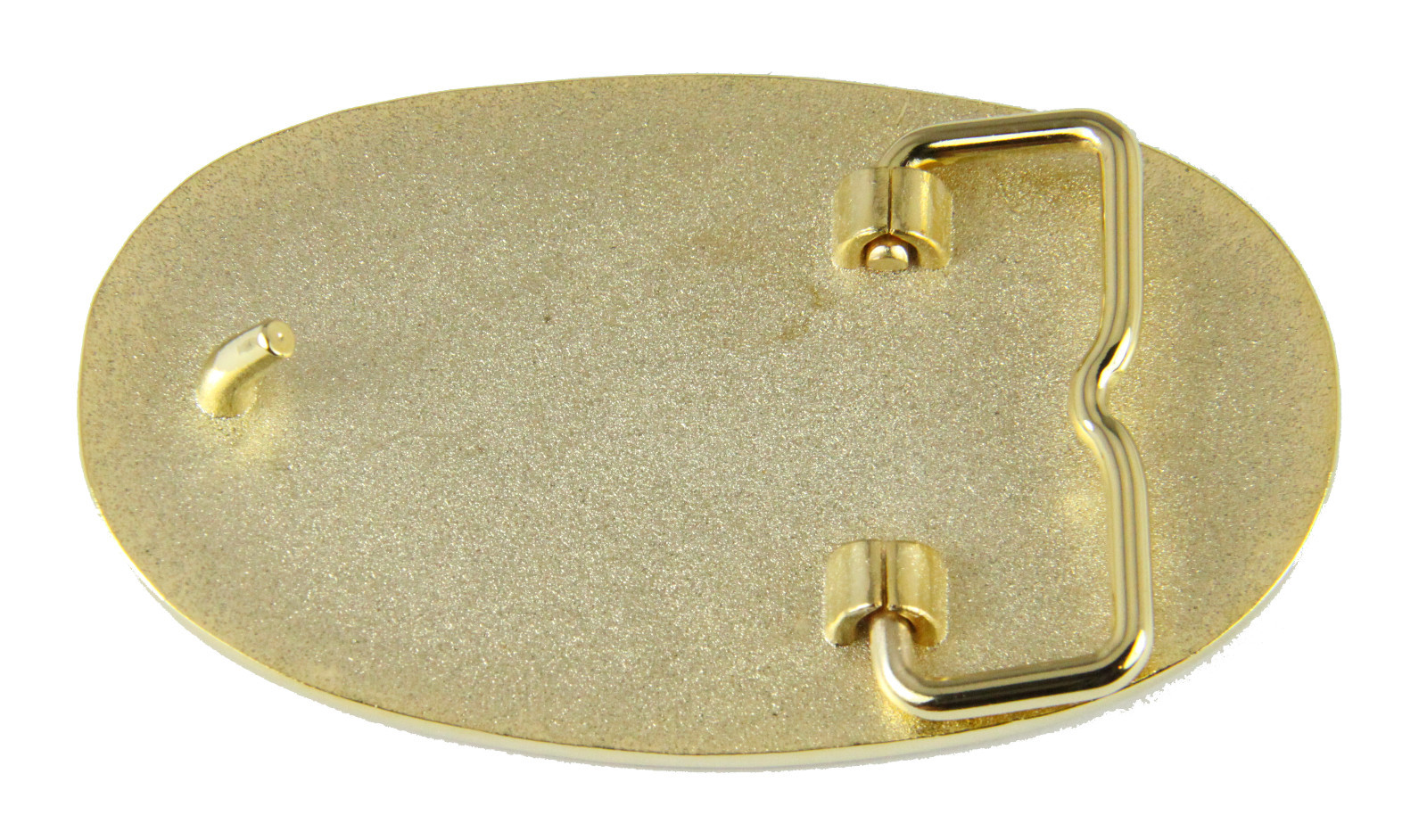 4030323 Polished Gold Tone Shriner Belt Buckle Shrine Scimitar Crescent Star
