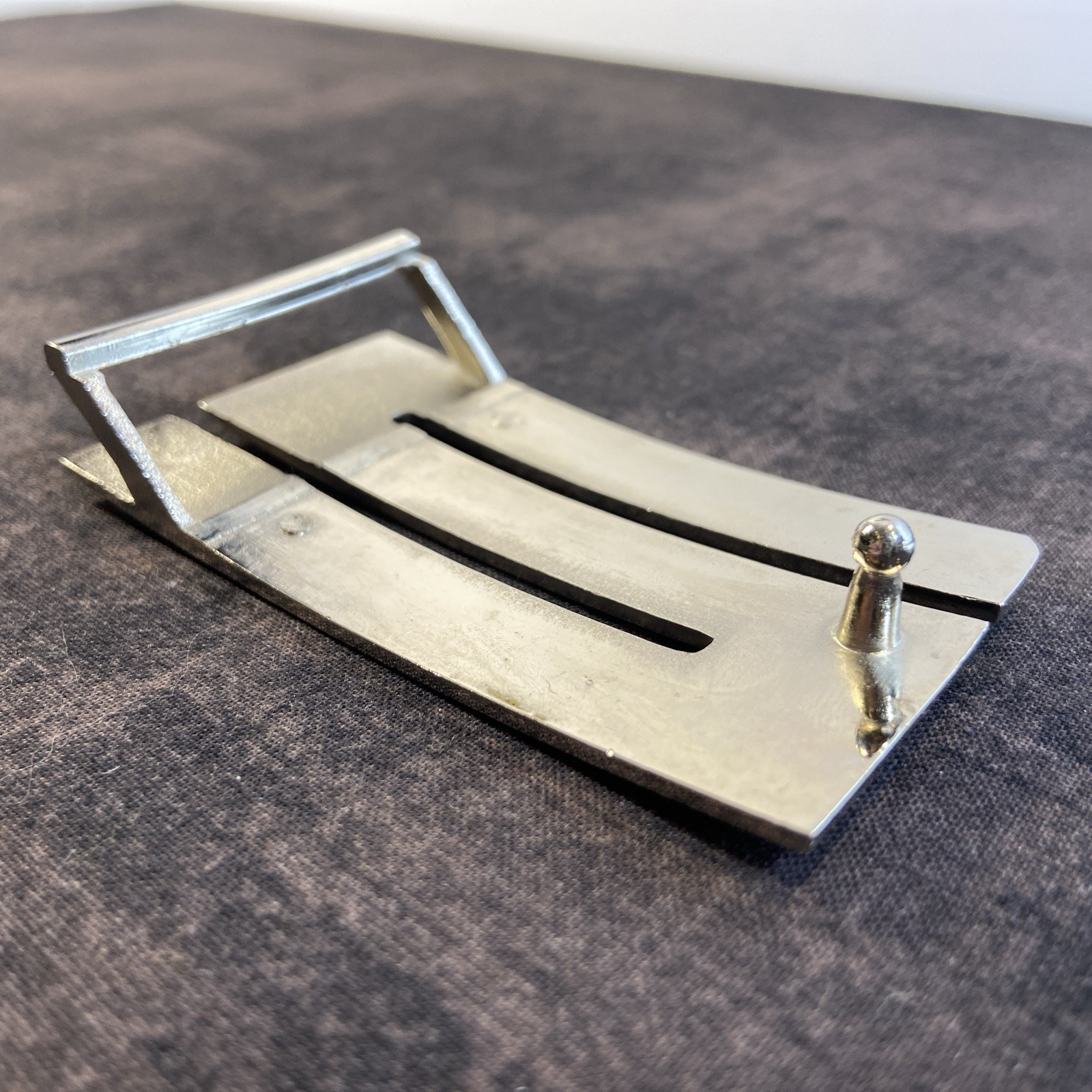 Silver Tone Belt Buckle