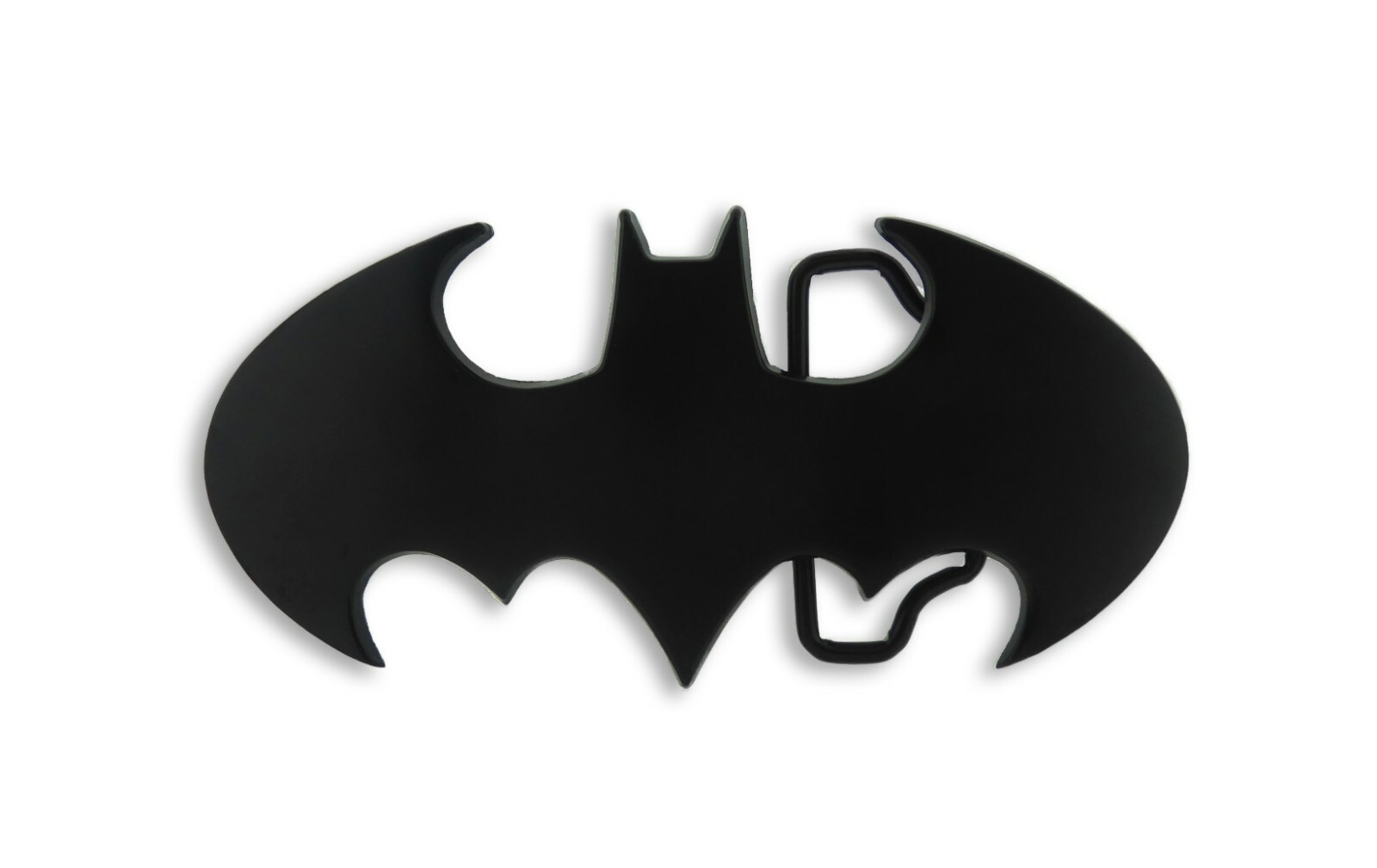Batman belt buckle Halloween Costume DIE CUT JET BLACK DC Comics Men AUTHENTIC