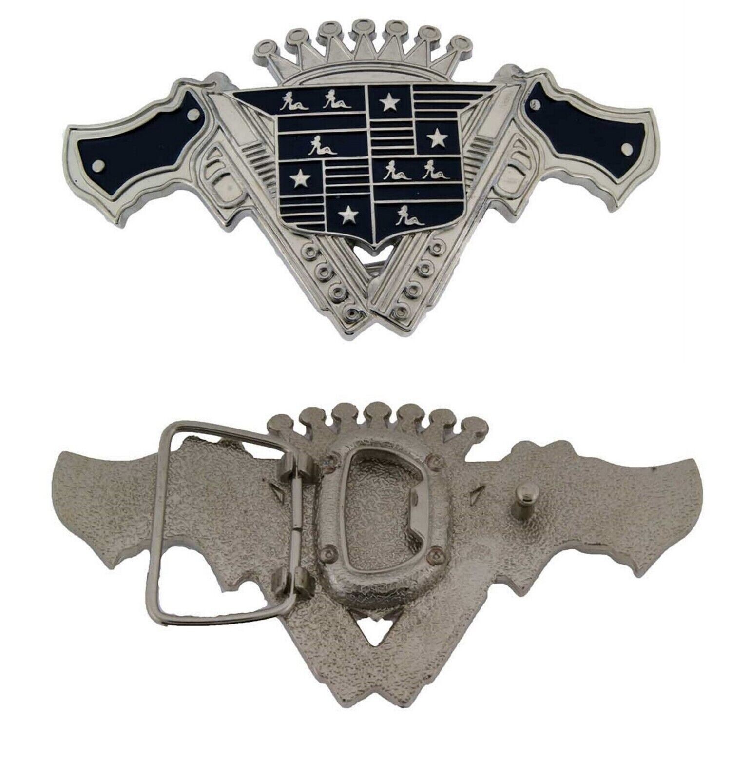 Cadillac Belt Buckle New Men Women Silver Metal Bottle Opener Mudgirl western