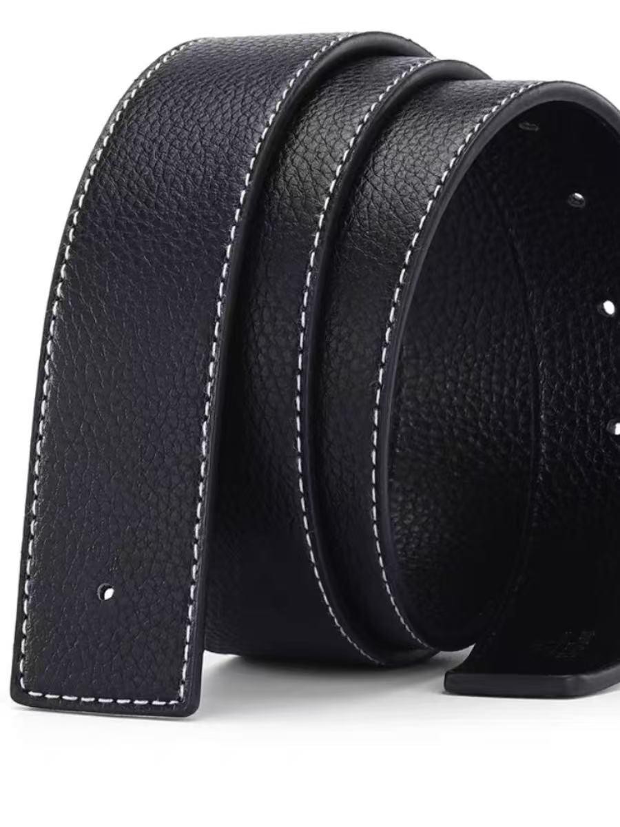 LUXURY 38mm Replacement Belt Genuine Leather Mens Reversible Strap For H Buckle✨
