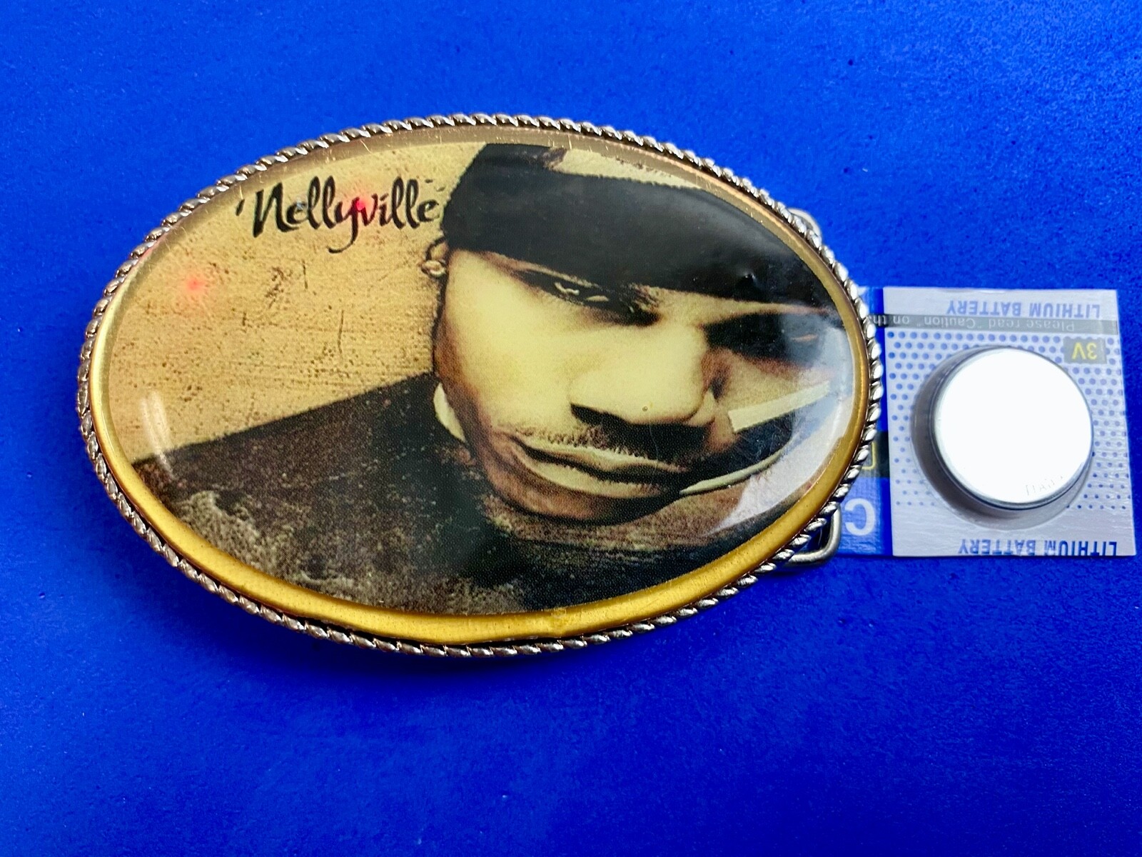Nellyville Artist Nelly Music Belt Buckle Led Lights! R&B Rap W/ Fresh Battery