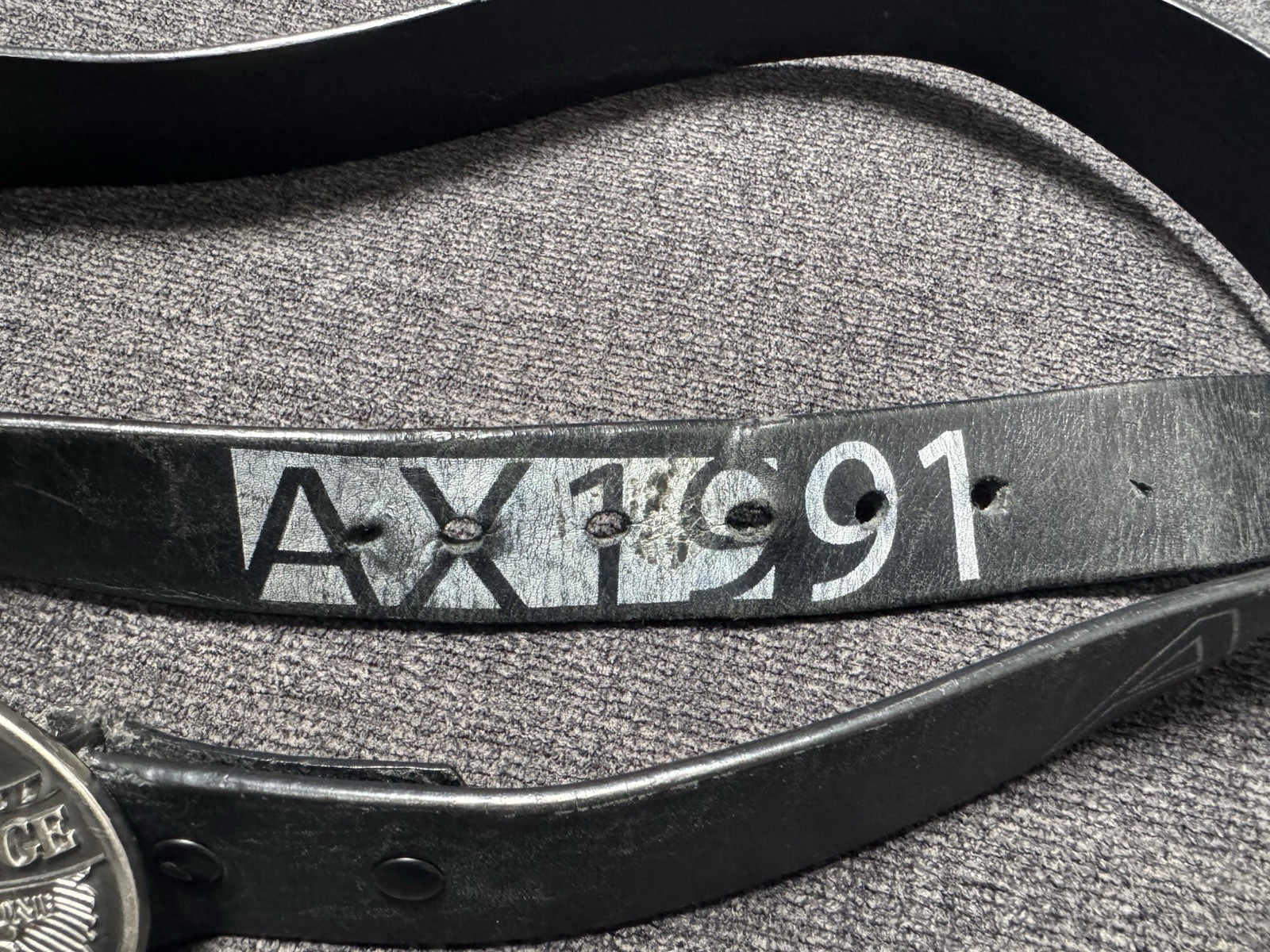 Vintage ARMANI EXCHANGE Mens Belt & Buckle Accessories Clothing NYC Milan 1991