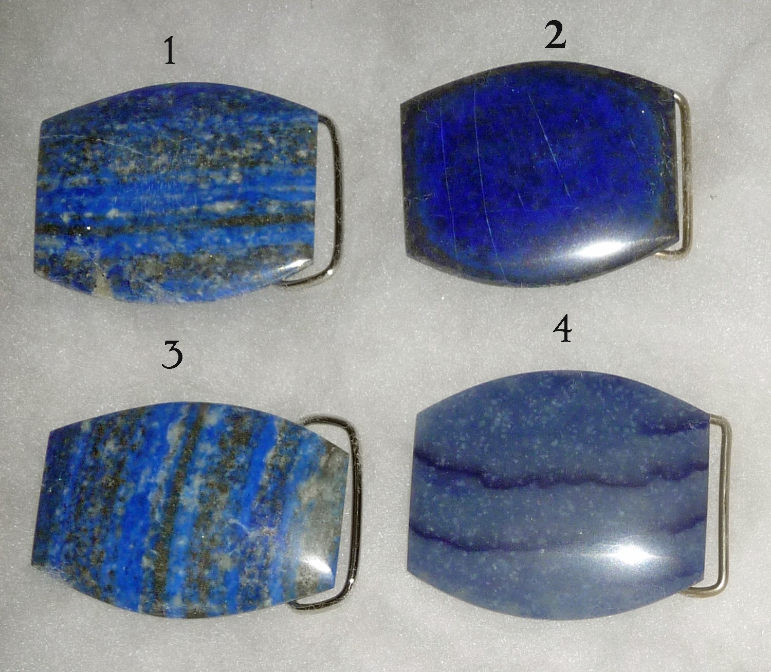 Handcrafted, Jasper, Agate Gemstone Belt Buckle polished natural stone- Pick 1