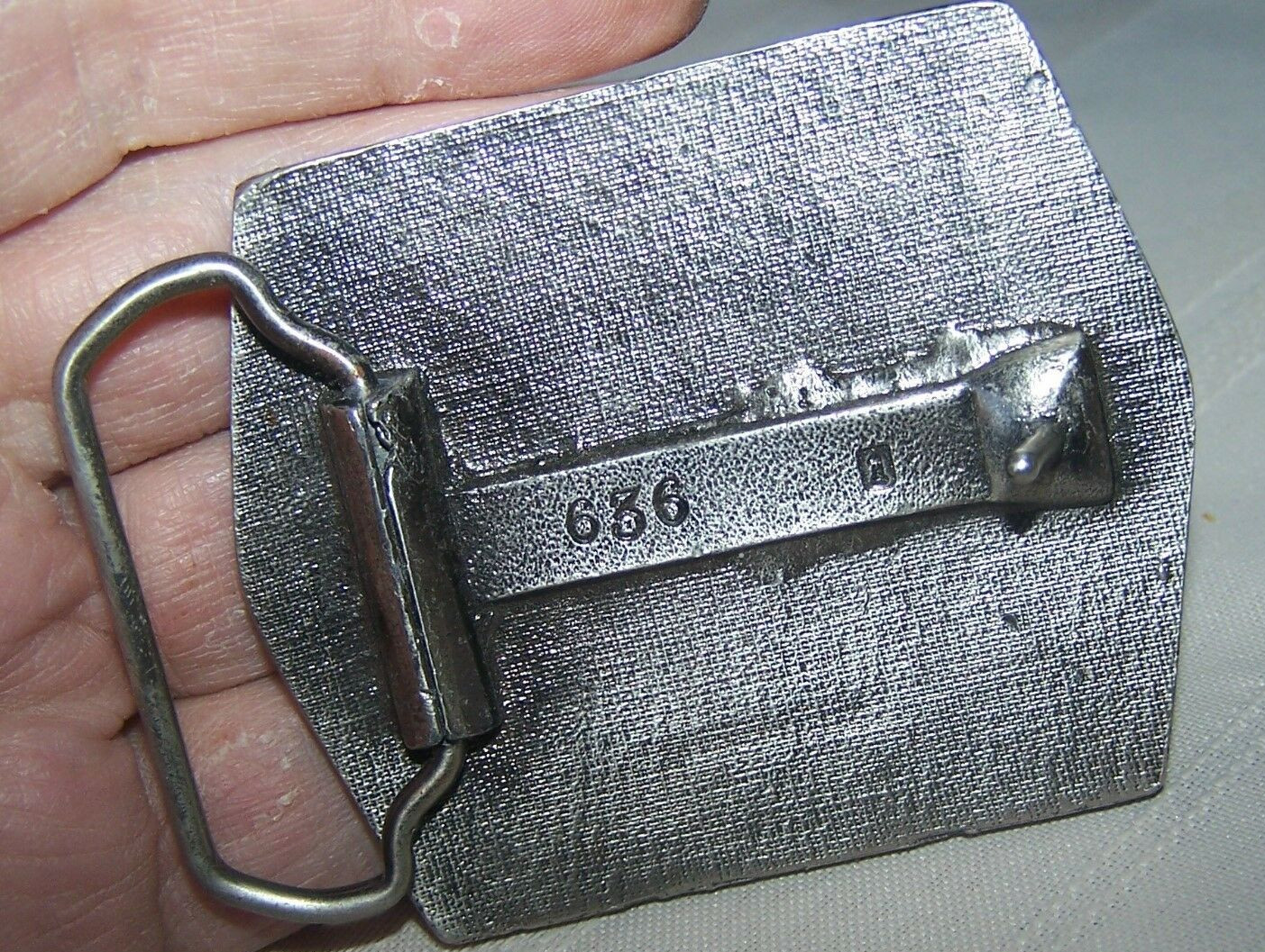 HARLEY DAVIDSON BELT BUCKLE VTG SPORTSTER #636 BIKE VTG WING LOGO