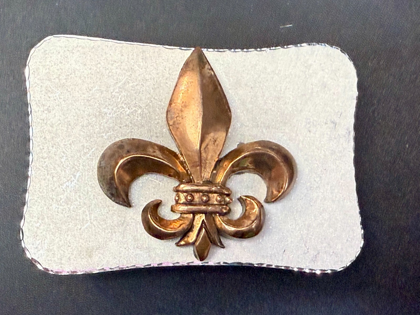 Fleur De Lis Centerpiece Saints Symbol Conner Custom Jewelry Artisan Belt Buckle