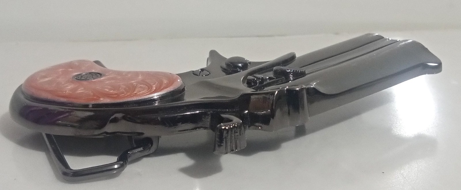 Vintage Derringer Pistol Metal Belt Buckle Free Shipping
