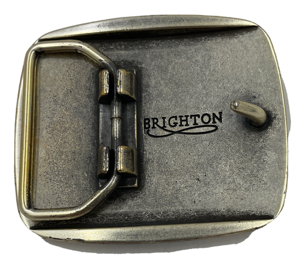 Brighton Buckle LIVE LIFE TO THE FULLEST for 1 3/8&Prime; Belt New without tag