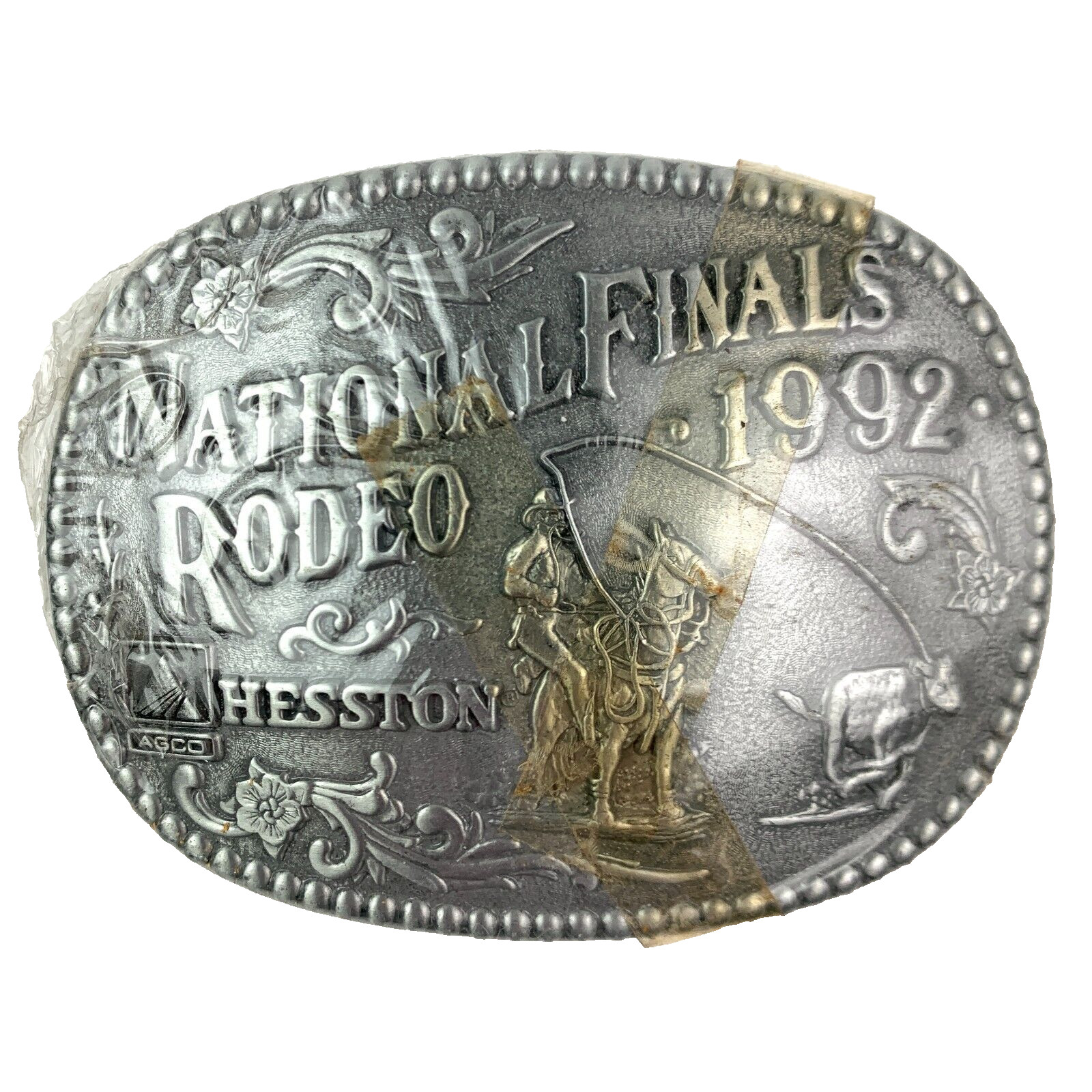 Award Design Medals Hesston NFR 1992 Commemorative Belt Buckle New