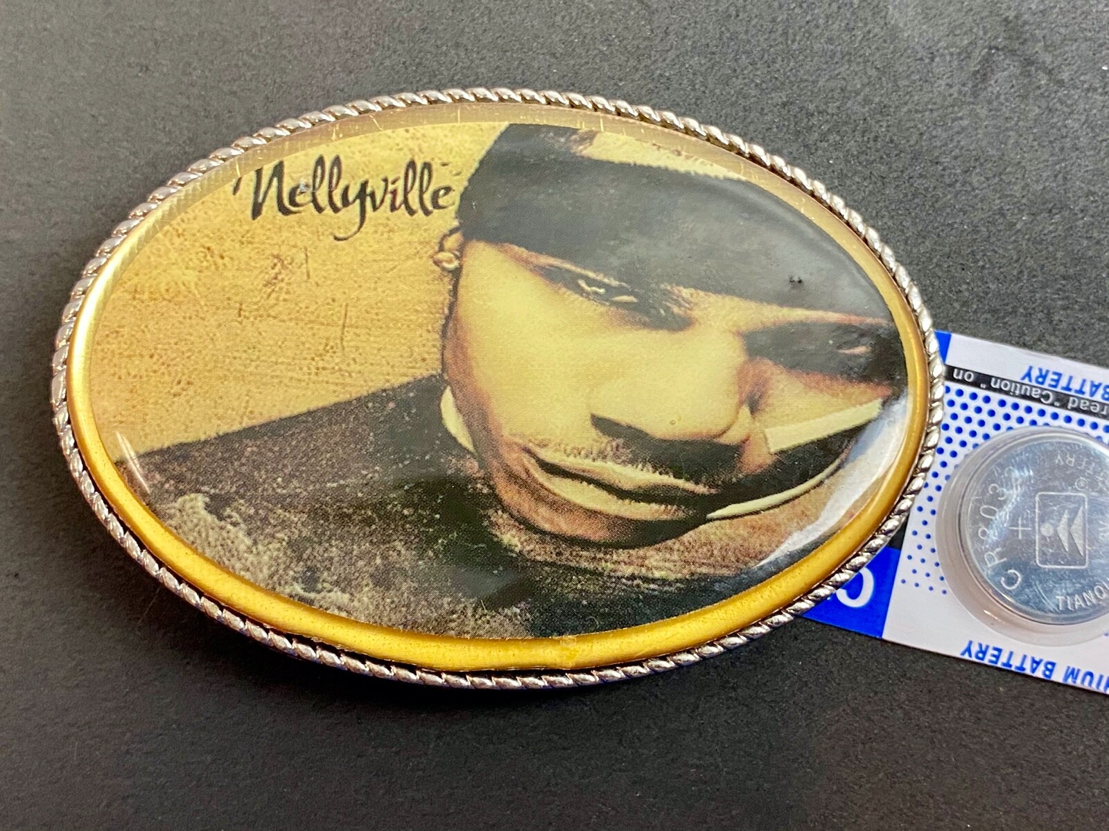 Nellyville Artist Nelly Music Belt Buckle Led Lights! R&B Rap W/ Fresh Battery