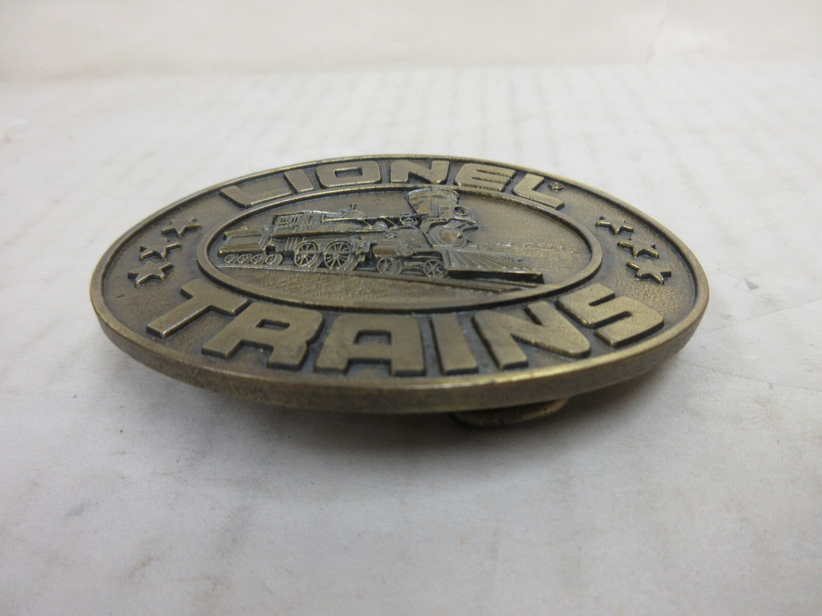 1978 Lionel Trains Locomotive Brass Plated Belt Buckle Men&rsquo;s Fashion Accessory