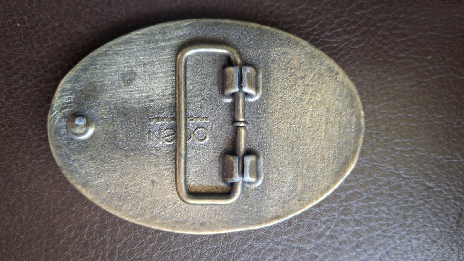 CHUCK « NAME » BELT BUCKLE BY ODEN- GW-13