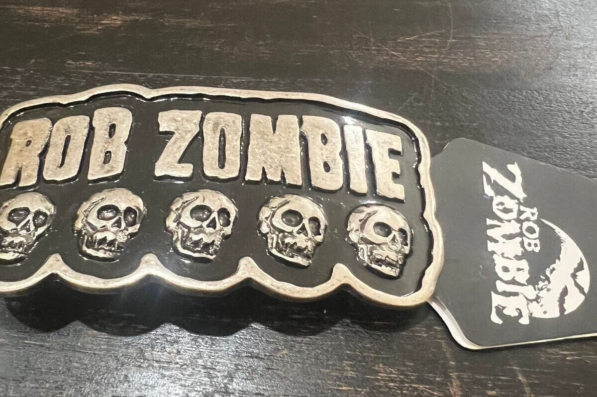 ROB ZOMBIE Music Band Belt Buckle – Officially Licensed – Brand New
