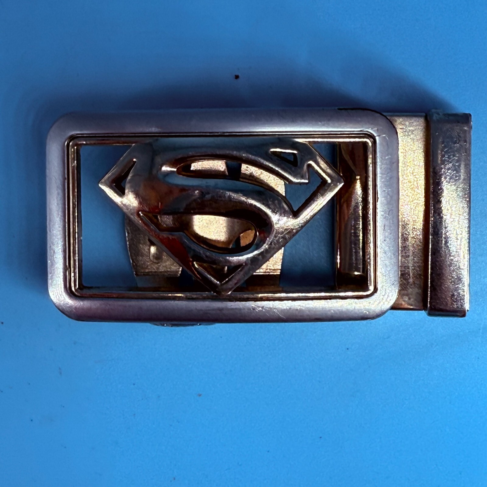 Superman Logo Metal Belt Buckle