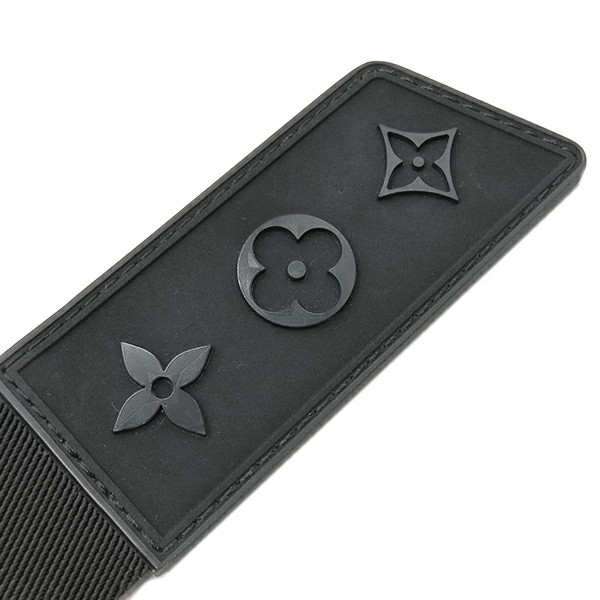 LOUIS VUITTON Belt Suntulle Skater Cotton Black Matte Black Hardware
