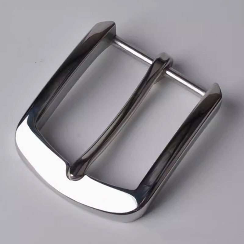 2Pcs Heavy Duty Single Prong Belt Buckle Replacement Pin Buckle Fits 4cm
