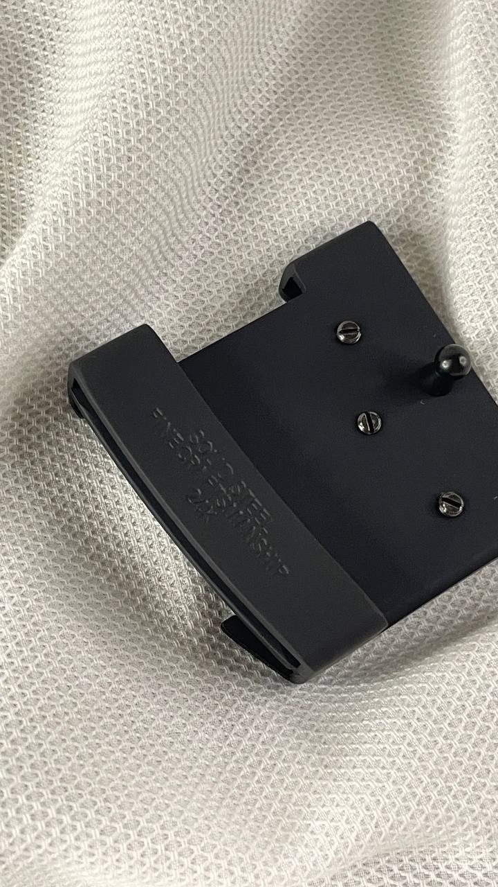 Louis Vuitton LV Belt Buckle Matte Black Initiales Replacement Buckle
