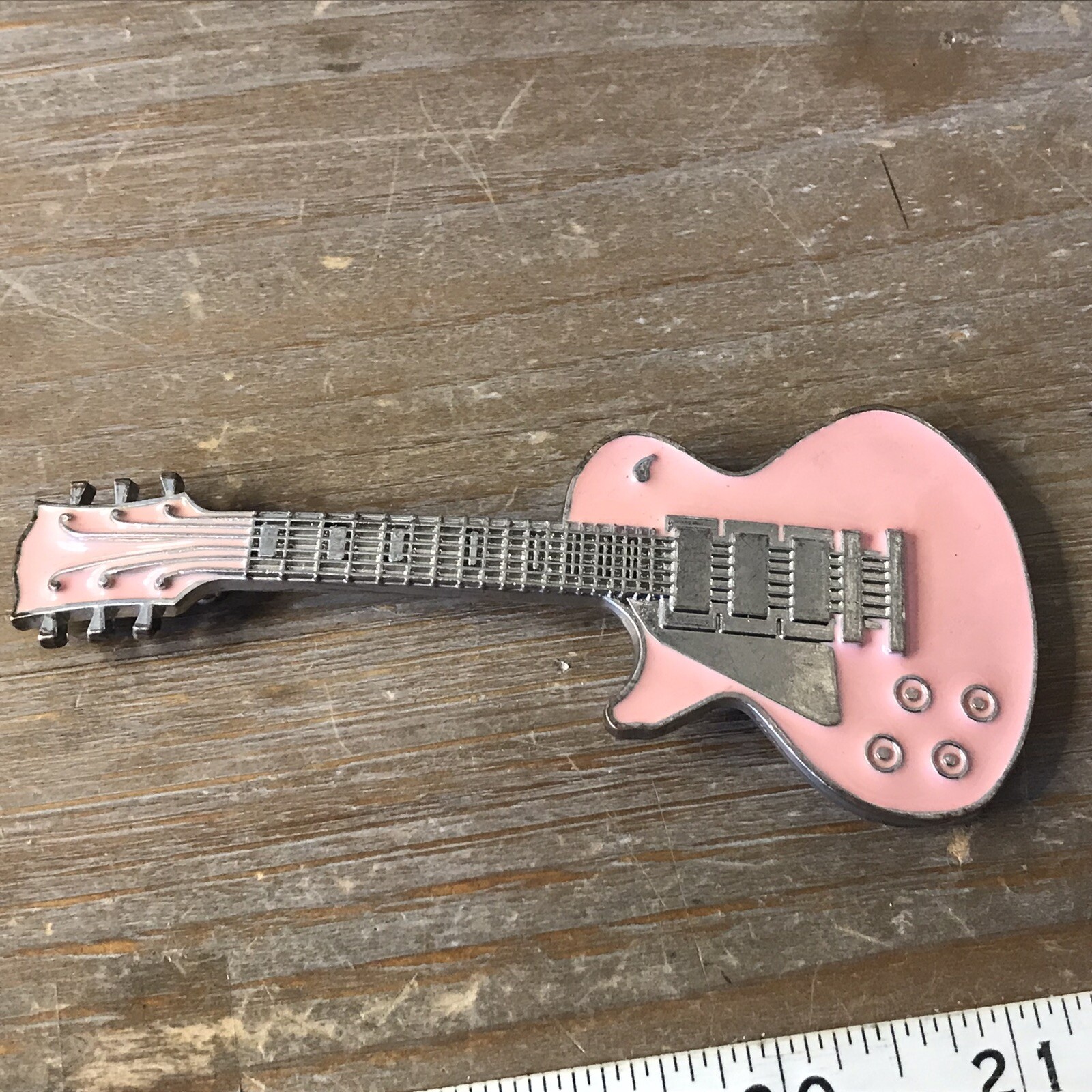 Pink Guitar Belt Buckle Rock Star Music Musicians Guitars Belts & Buckles