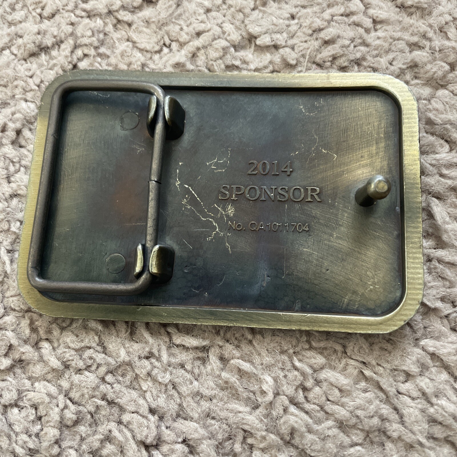 Freedom Is Not Free Brass Belt Buckle