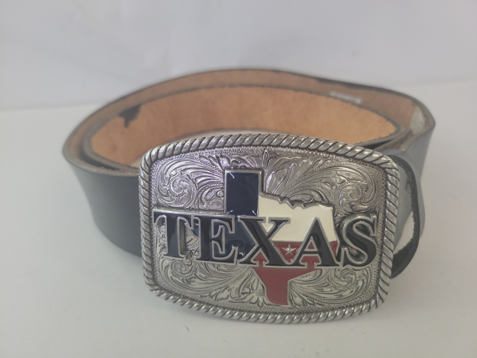 Nocona Buckles Texas Large Belt Buckle Western Leather Size Fits 54&Prime;
